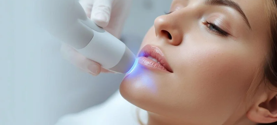 Schmerzfreie Laserbehandlung mit Ice Pro TEC-Kühlung